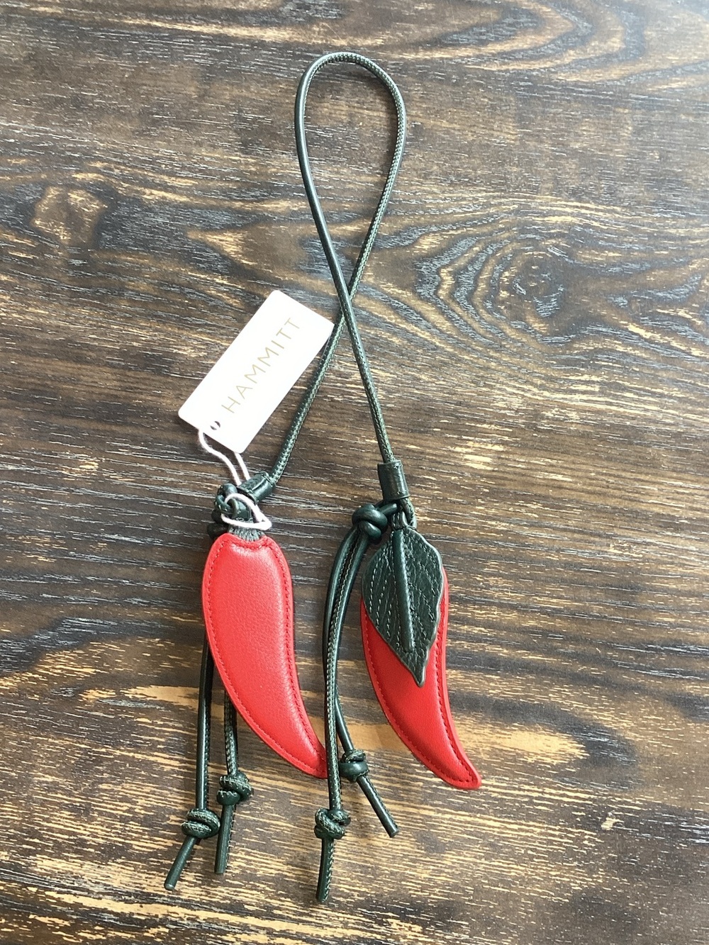 Hammitt Hot Stuff Leather Chili Pepper Charm